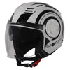 Helm Vito Jet Isola Glans Wit Black S - AE-trading