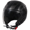 Helm Vito Jet Isola Mat Zwart Titanium Xs - AE-trading