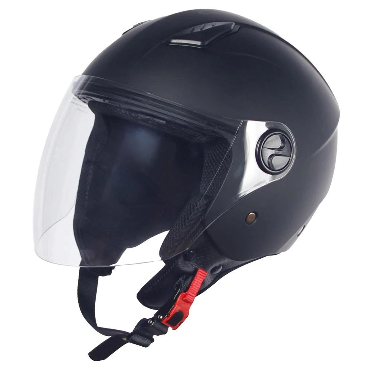 Helm Vito Jet Bravo Mat Zwart S (Netto Prijs) - AE-trading