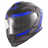 Helm Vito Presto Integraal + Zonnevizier Glans Blauw/Zwart M - AE-trading