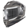 Helm Vito Presto Integraal + Zonnevizier Glans Grijs/Wit/Zwart M - AE-trading
