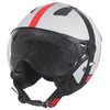 Helm Vito Jet Moda Wit/Zwart L - AE-trading