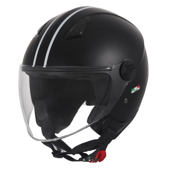 Kinderhelm Vito Jet Moda Bambino Mat Zwart Xxxxs (Ym) 49 Cm - AE-trading