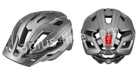 Helm Vito E Travel Mat Zwart Peak + Verlichting (E Bike) S/M (54 58 Cm) - AE-trading