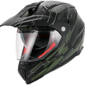 Helm Vito Crosshelm Met Vizier Molino Mat Zwart/Army Green L - AE-trading