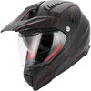 Helm Vito Crosshelm Met Vizier Molino Mat Zwart/Rood Xl - AE-trading