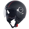 Helm Vito Jet Loreto Fashion Mat Zwart M - AE-trading