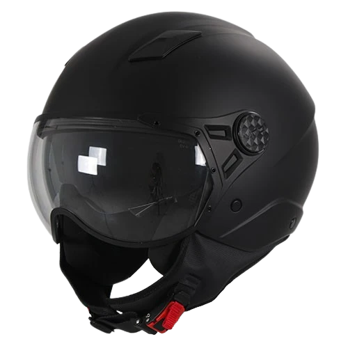 Helm Vito Jet Lavori Mat Zwart Xs - AE-trading