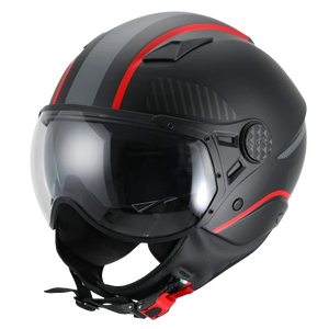 Helm Vito Jet Lavori Zwart/Deco Xxl - AE-trading