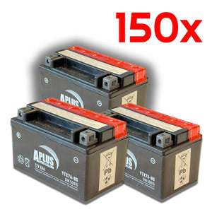 Packagedeal 150 X Accu Aplus Ytx7 A Bs (Aanbieding Op=Op) - AE-trading