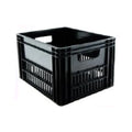 Krat PVC zwart 40L 43x35x27 - AE-trading