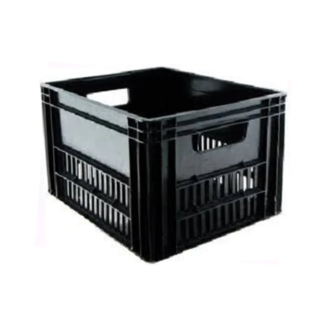 Krat PVC zwart 40L 43x35x27 - AE-trading