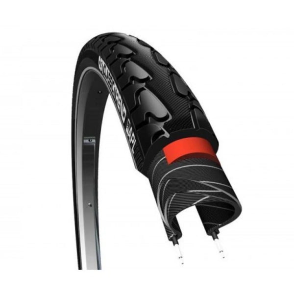 Buitenband: CST Classic Trend (1mm anti-lek) Kleur: zwart met reflectie Maat: 28x1.50 ETRTO 40-622 - AE-trading