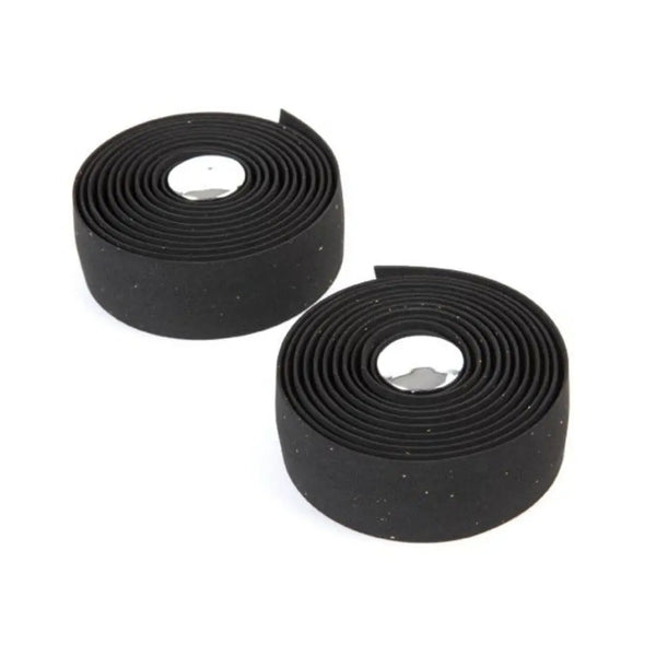 Tecora stuurlint kurk-look ø2.5x30mm 2.00m, zwart - AE-trading