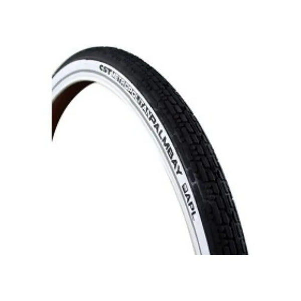Buitenband: CST Palmbay (1mm anti-lek) protection level 1 Kleur: zwart/wit met reflectie Maat: 28x2.0, 700x48C ETRTO 50-622 - AE-trading