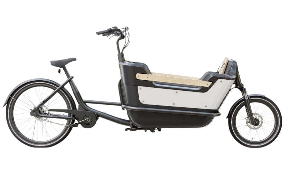 Royal Cargo Bike 2W Premium – Beige – Elektrische Bakfiets – 630Wh - AE-trading
