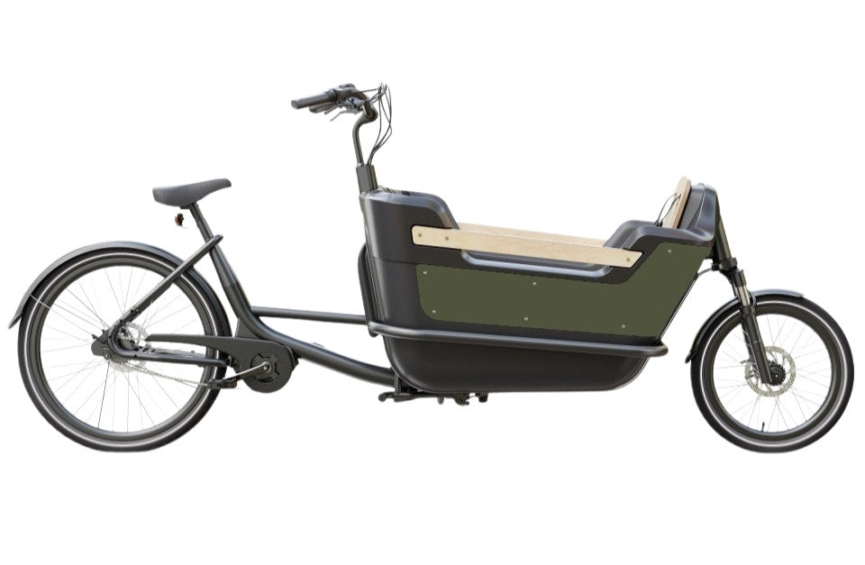 Royal Cargo Bike 2W Premium – Groen – Elektrische Bakfiets – 504Wh - AE-trading