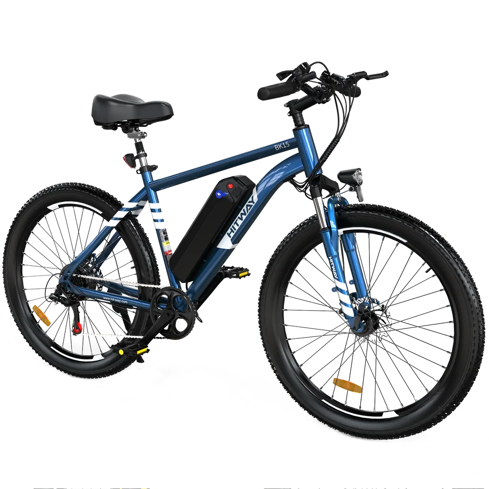 Hitway BK15 Elektrische Fiets 26 Inch 4.0 250W 48V 15Ah Blauw AE-trading