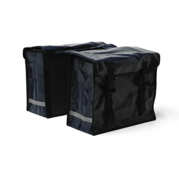New Looxs tas bisonyl, zwart. afmeting: (2x) 43x35x22 cm. totaal inhoud 66L - AE-trading