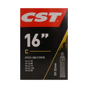 CST Fietsbinnenband 16x1.1/4-1,75 ETRTO 47/62-305 met Dunlop Ventiel 32mm AE-trading