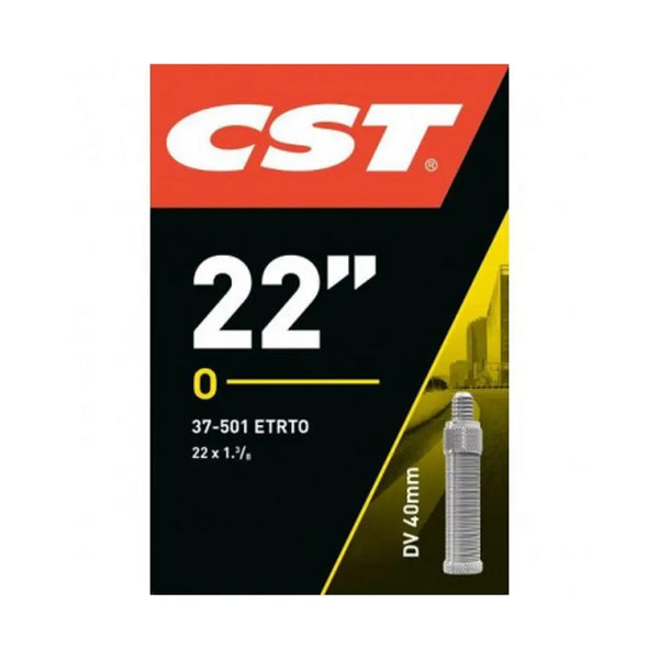 CST Binnenband 22x1,75 ETRTO 47-457, Ventiel: Dunlop Blitz/Holland 40 mm ventiel - AE-trading