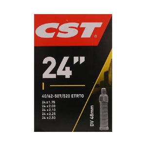 CST Fiets Binnenband 24x1.75-2.25 ETRTO 47/62-507/520, Dunlop Ventiel 48mm AE-trading