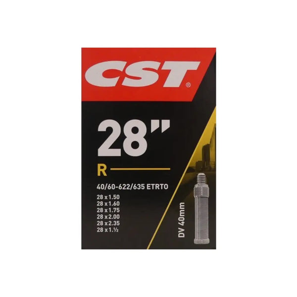 CST Binnenband 28x1 1/2 - 28x1.5/ 2.35 ETRTO 40/60- 622/635 (fits all), Ventiel: Dunlop Blitz/Holland 40mm - AE-trading