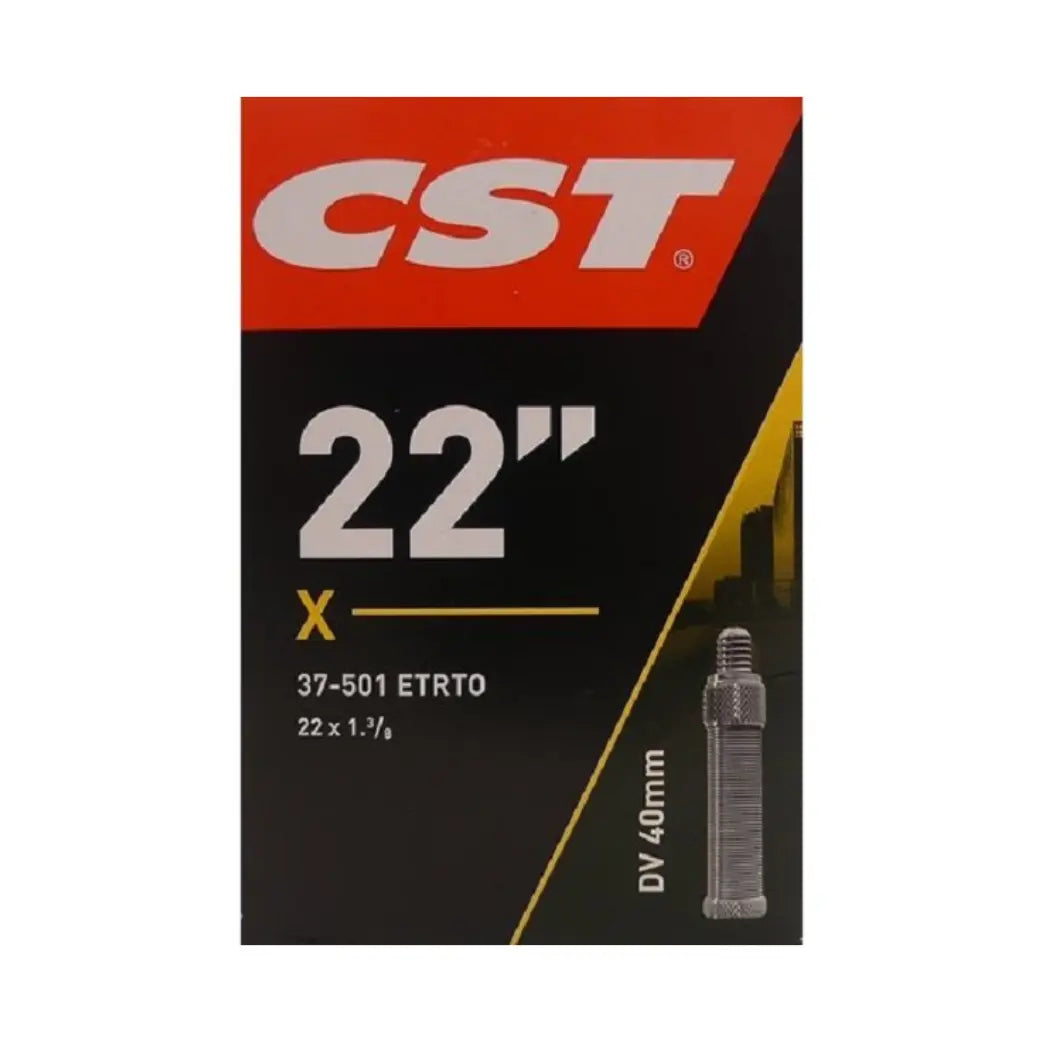 CST Fiets Binnenband 22x1 3/8 ETRTO 37-501 met 40MM Dunlop Blitz/Holland Ventiel AE-trading