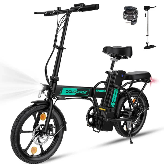 Colorway BK5 Elektrische Vouwfiets 16 inch City E-bike AE-trading