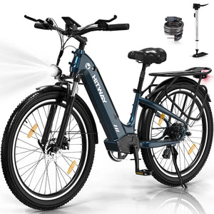 Hitway BK16 Elektrische Fiets 26 Inch 3.0 E-bike 48V 18Ah Blauw AE-trading