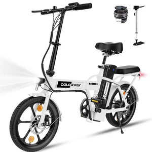 Colorway BK5 Elektrische Vouwfiets 16 inch City E-bike AE-trading