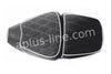 2 Delig Zadel Vx 50 / Look A Like Lx/S Zwart Ruit Motief - AE-trading