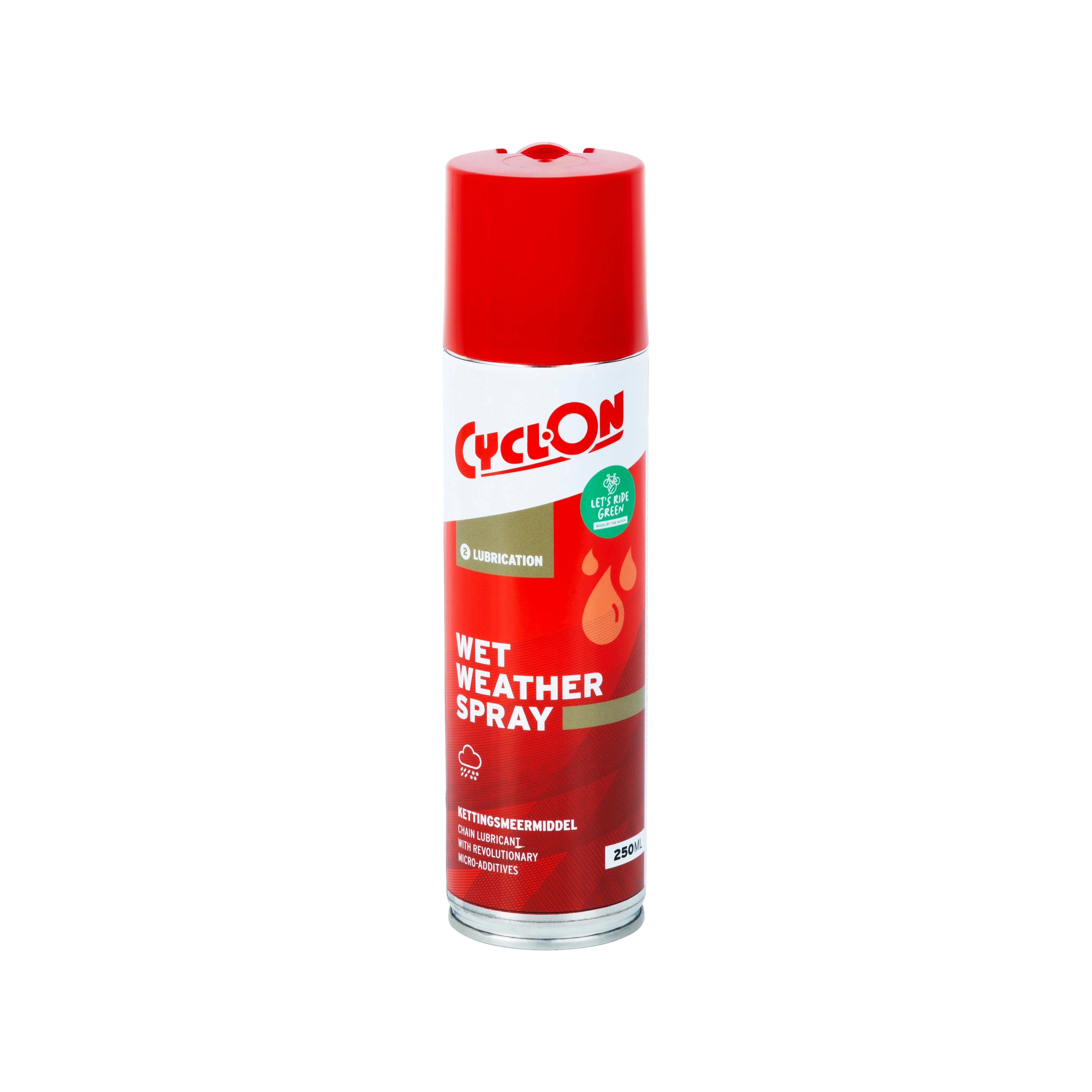 CyclOn Kettingspray voor Natte Omstandigheden 250 ml AE-trading