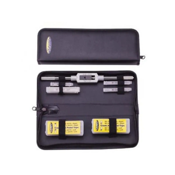 IceToolz Xpert E158 Tapset, Pedaal/Frame. M3x0.5P M5x0.8P M6x1.0P M10x1.0P 1/2"x20TPI L+R 9/16"x20TPI L+R - AE-trading