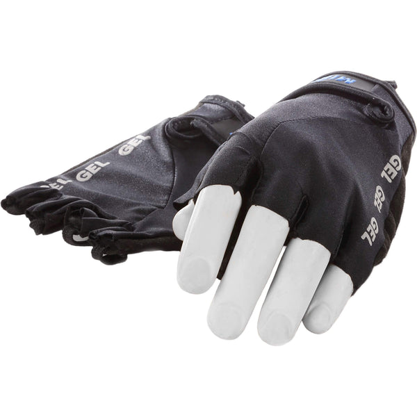Mirage handschoen vingerloos Lycra gel zwart XL - AE-trading