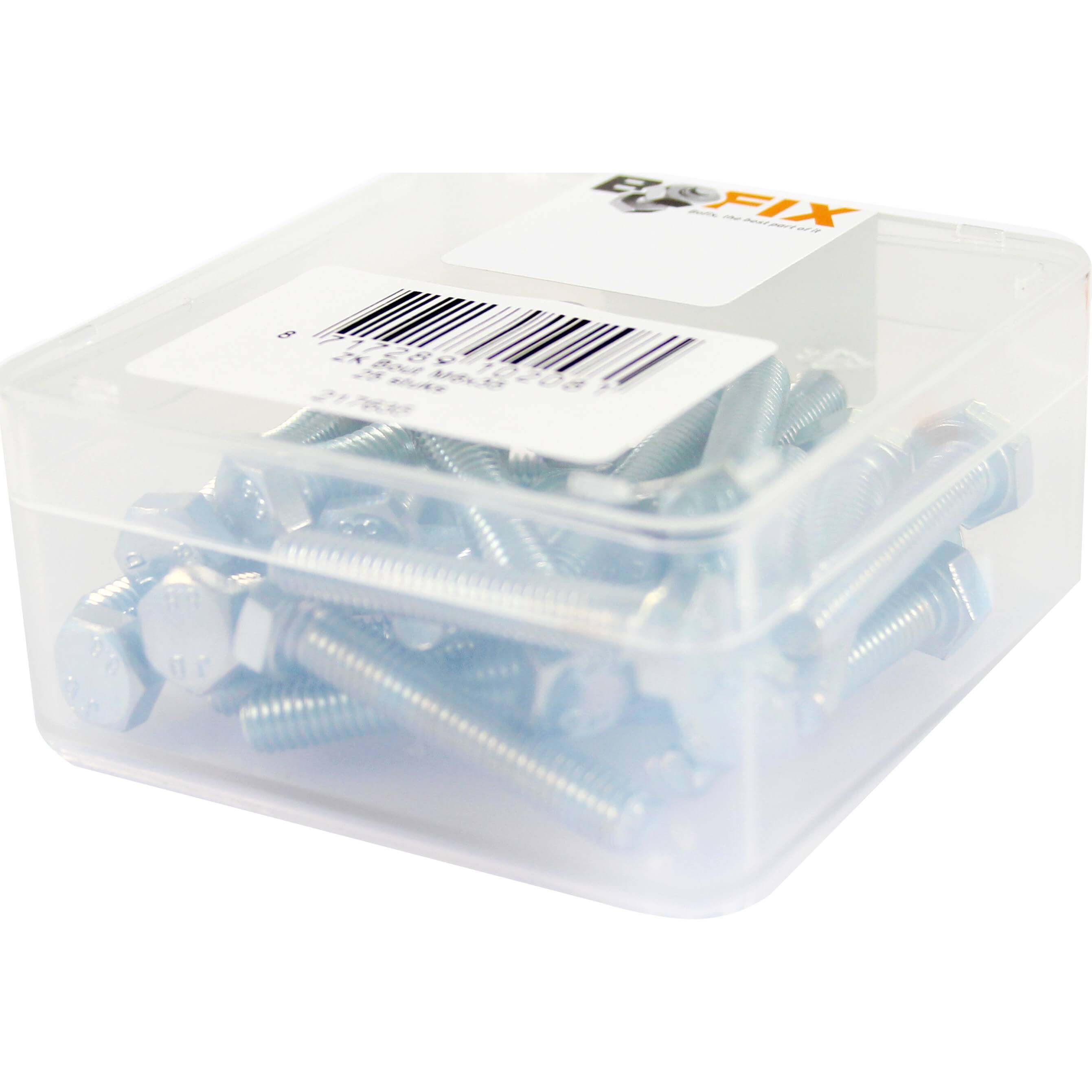 Bofix doos bout zeskante kop M6x35 (25 stuks) - AE-trading
