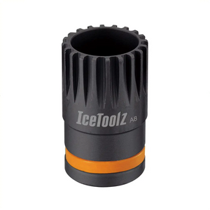 Lifu Bracket as de- en montage gereedschap, 20-tands Shimano / Isis drive compatibel CHRO-MO staal, CNC afgewerkt te gebuiken met 1/2" sleutelopname (53D4) of ratelsleutel - AE-trading