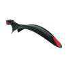 Spatbord achter, Cross Country Evo. zwart , 26 t/m 29 inch. Montage aan zadelpen - AE-trading