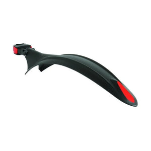 Spatbord achter, Cross Country Evo. zwart , 26 t/m 29 inch. Montage aan zadelpen - AE-trading