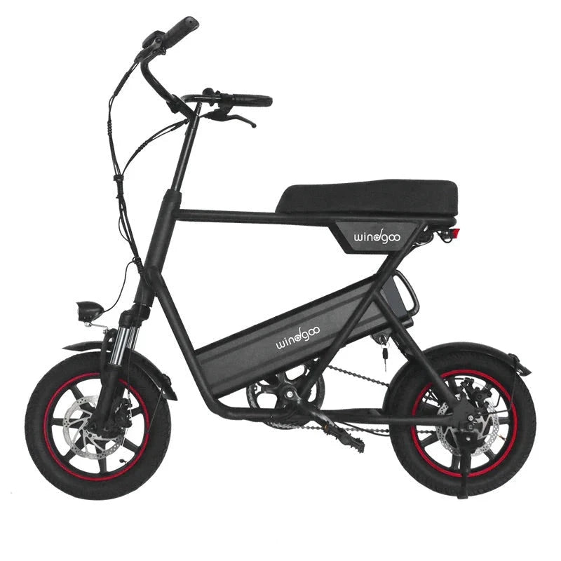 Windgoo F1 Elektrische Fiets 7,5Ah zwart 250W 14inch AE-trading