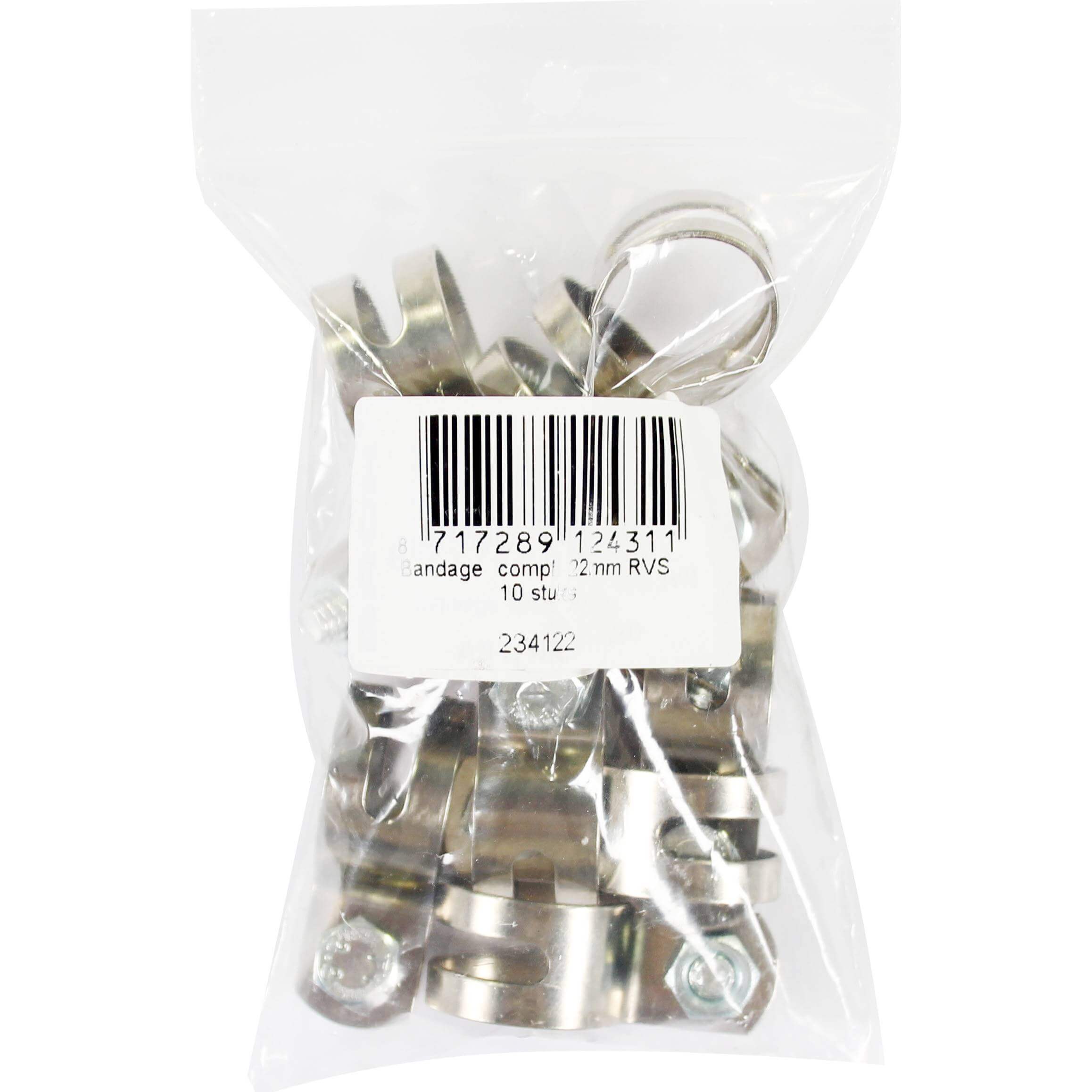 Bofix doos rem bandage 22mm RVS (10 stuks) - AE-trading