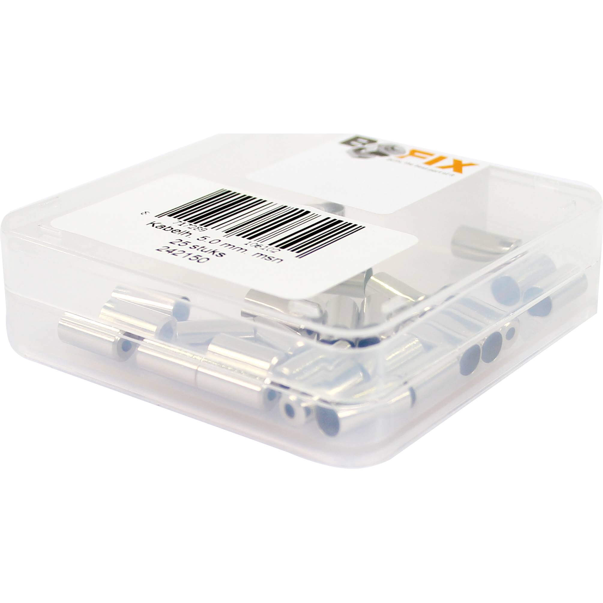 Bofix doos kabelhoedje gedraaid 5mm (25 stuks) - AE-trading