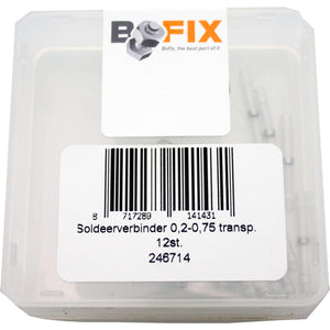 Bofix doos soldeerverbinder 0.20-0.75 transparant - AE-trading