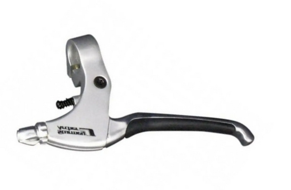 SunRace remhendel links S80, aluminium. zilver met rubberen inleg in remgreep - AE-trading