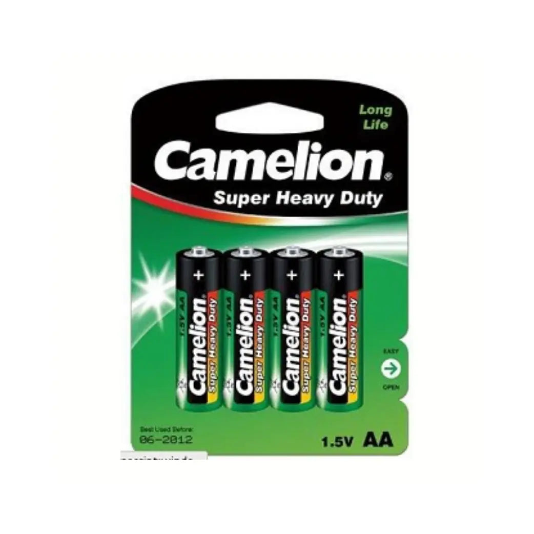 Camelion Zink-Carbon AA Batterijen, 4-Pack (Hangverpakking) AE-trading