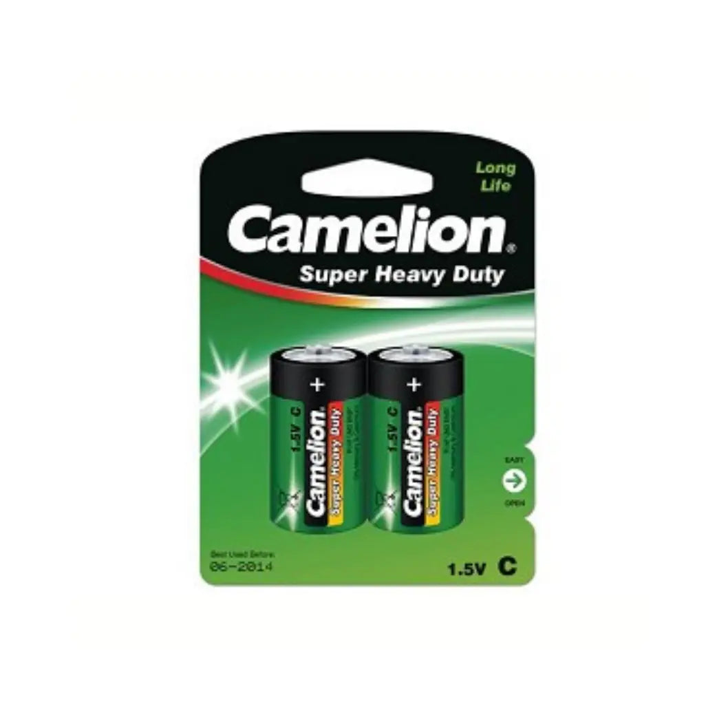 Camelion 1.5V C R14P Baby UM2 Batterijen (2 stuks, hangverpakking) AE-trading