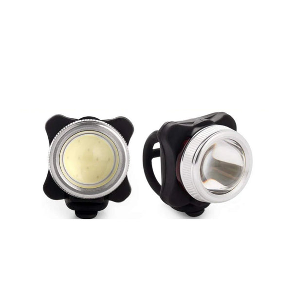 FALKX Watch Out! LED verlichtingsset USB oplaadbaar. 1 witte LED lamp(150 Lumen) en 1 wit/rood LED lamp (40 Lumen) - AE-trading