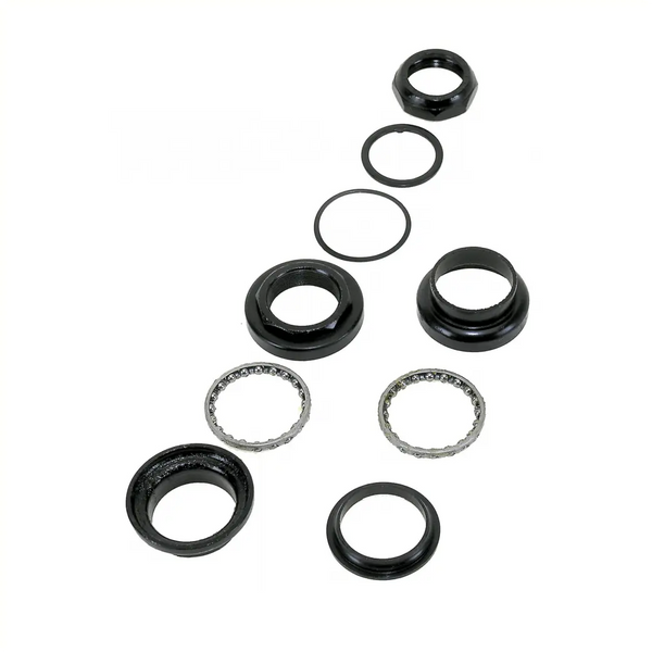 Neco balhoofd semi-geintegreerd 1 1/8", Zwart 25.4x44x30. draadversie - AE-trading