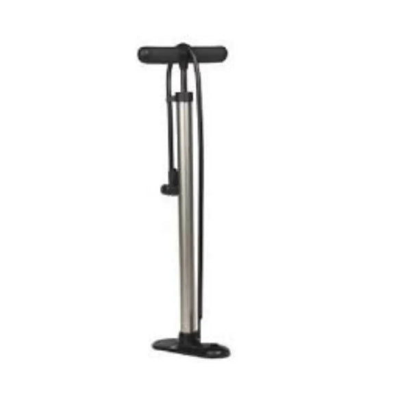 FALKX Silber Air Fietspomp Aluminium zilver. Passend op alle ventielen - AE-trading