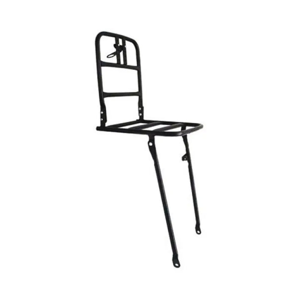 Transport voordrager 28" balhoofd bevestiging, mat zwart, aluminium. Afm: 30x30cm - AE-trading
